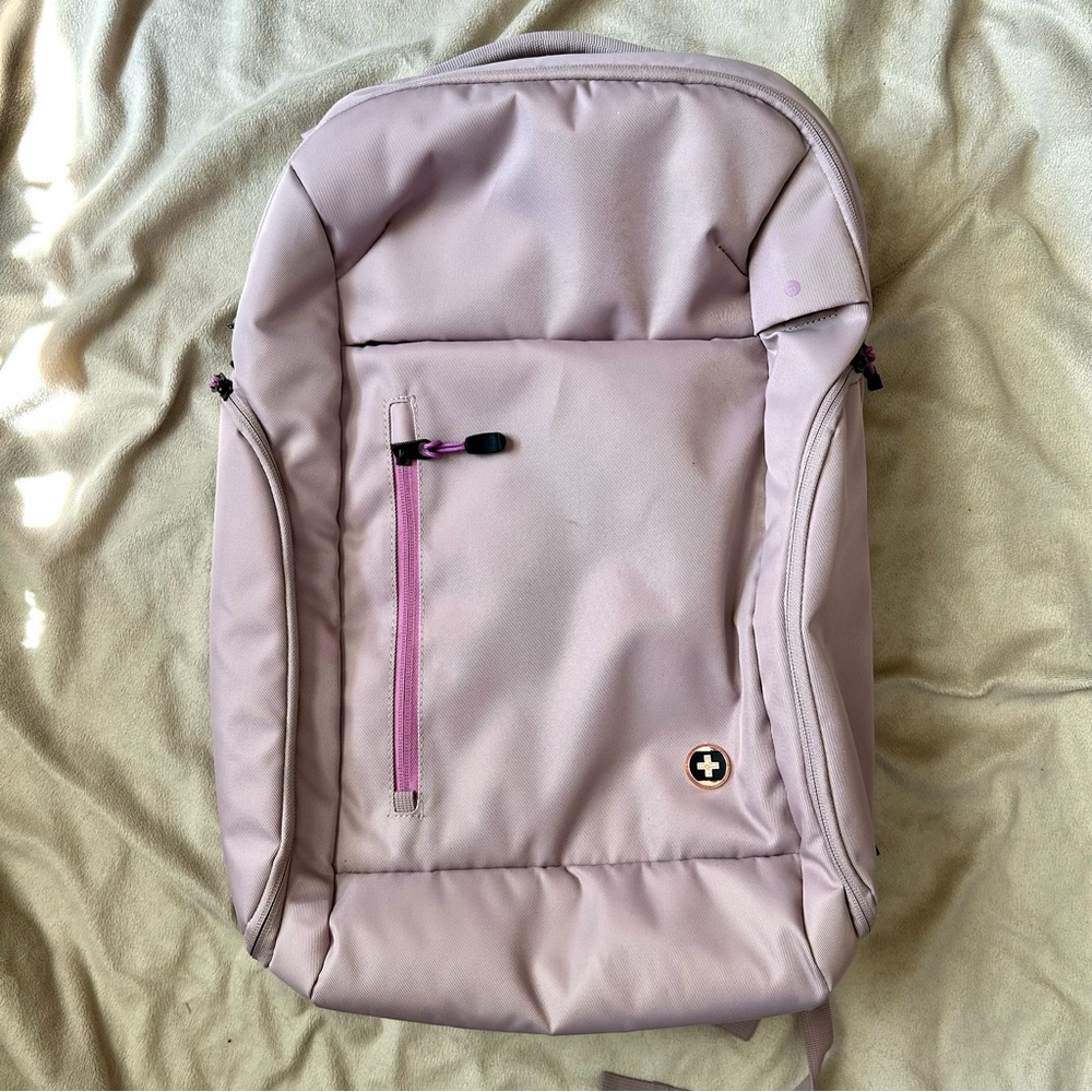 SWISSGEAR Viibe Core Dusty Lilac Travel Backpack with Charger Cord
